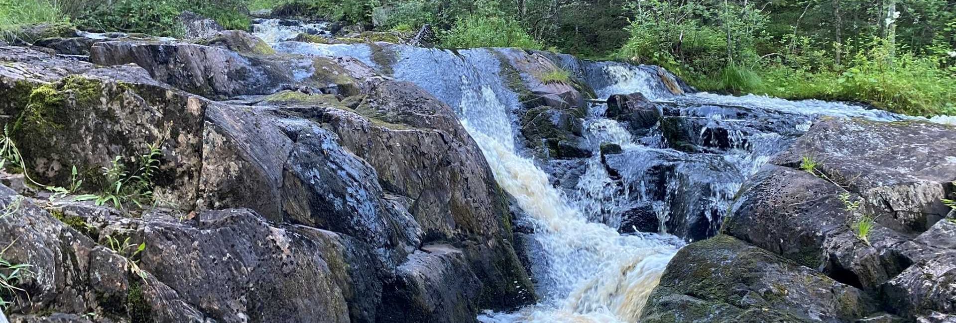 Lieje waterfall is Puolanka's best kept secret