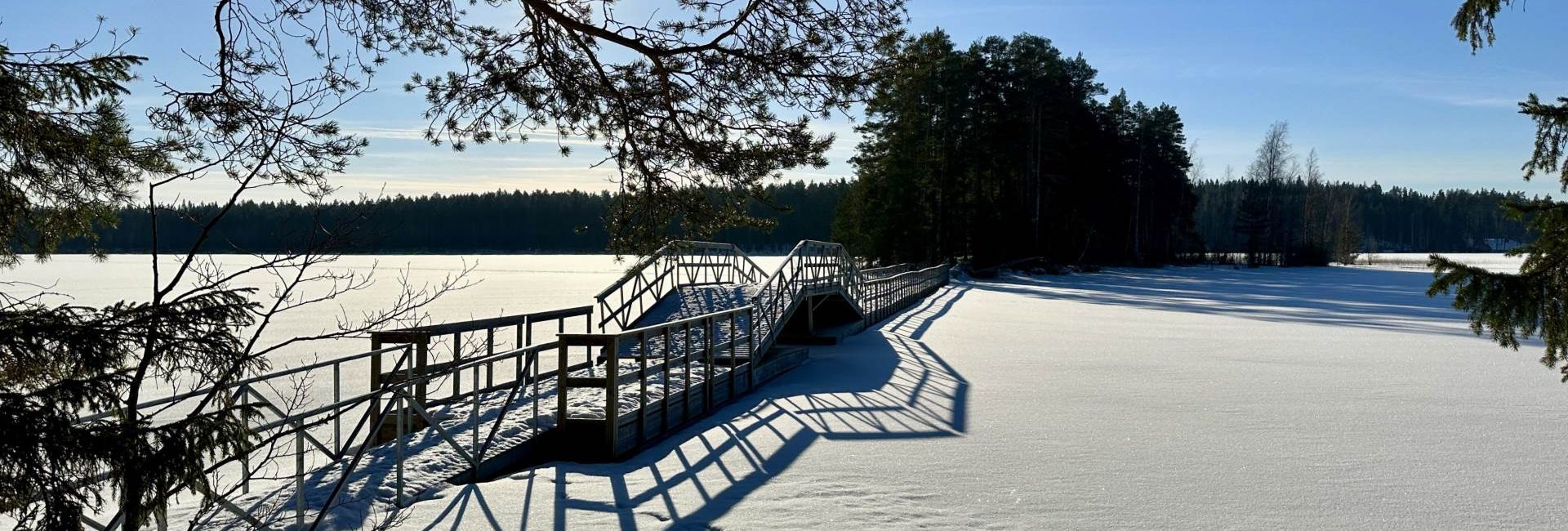 Exploring Eerikkilä winter hiking trails in Tammela